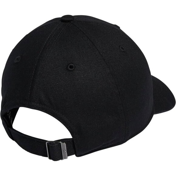 Adidas Women\'s Black White Baseball Adjustable Cotton Athletic Relaxed Fit Hat main image 4